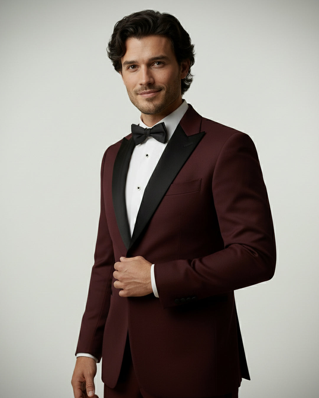 The Burgundy Royale Tuxedo