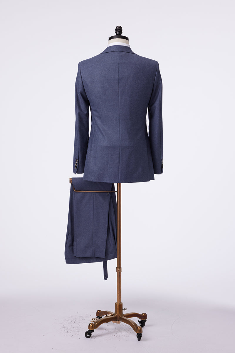 The Three Button Merino Suit