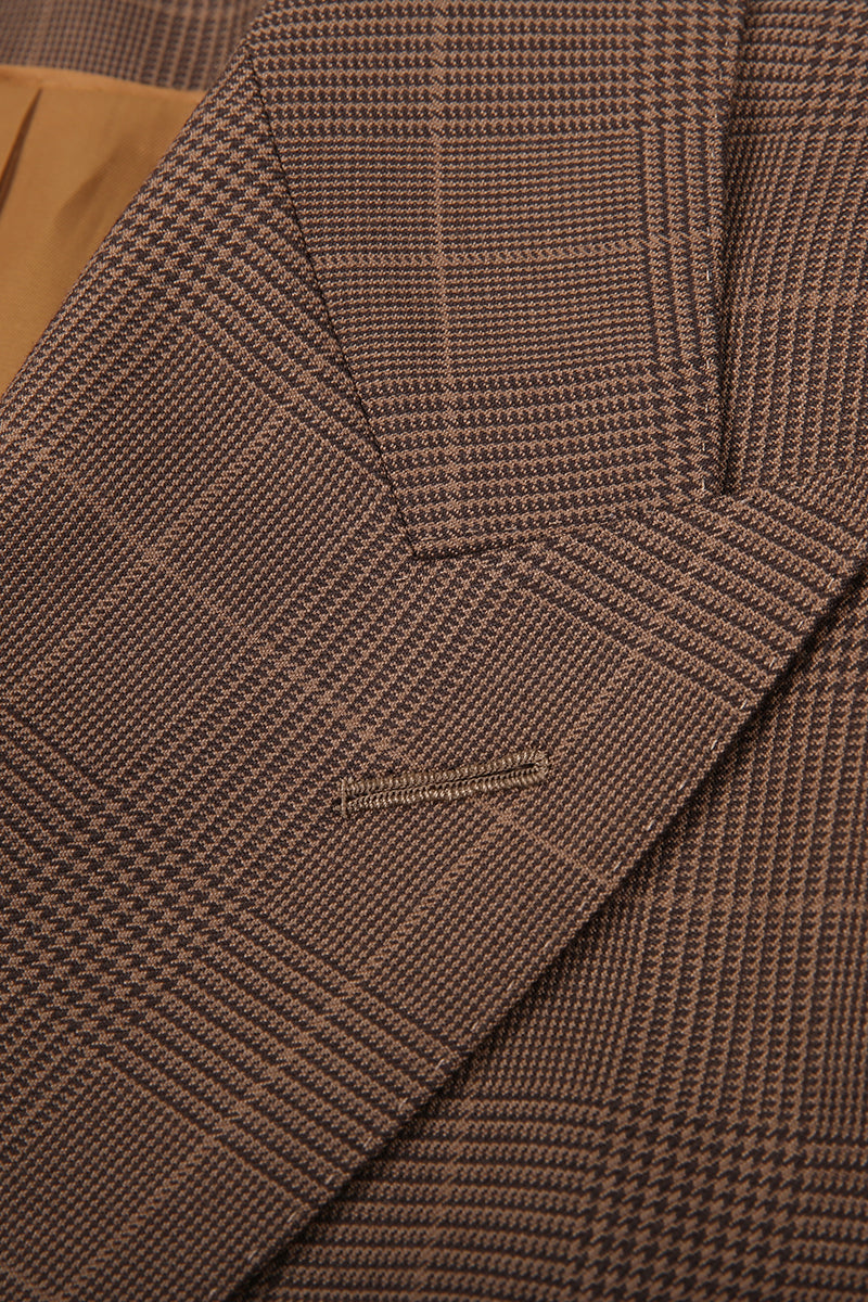 The Chestnut Glen Check DB Suit