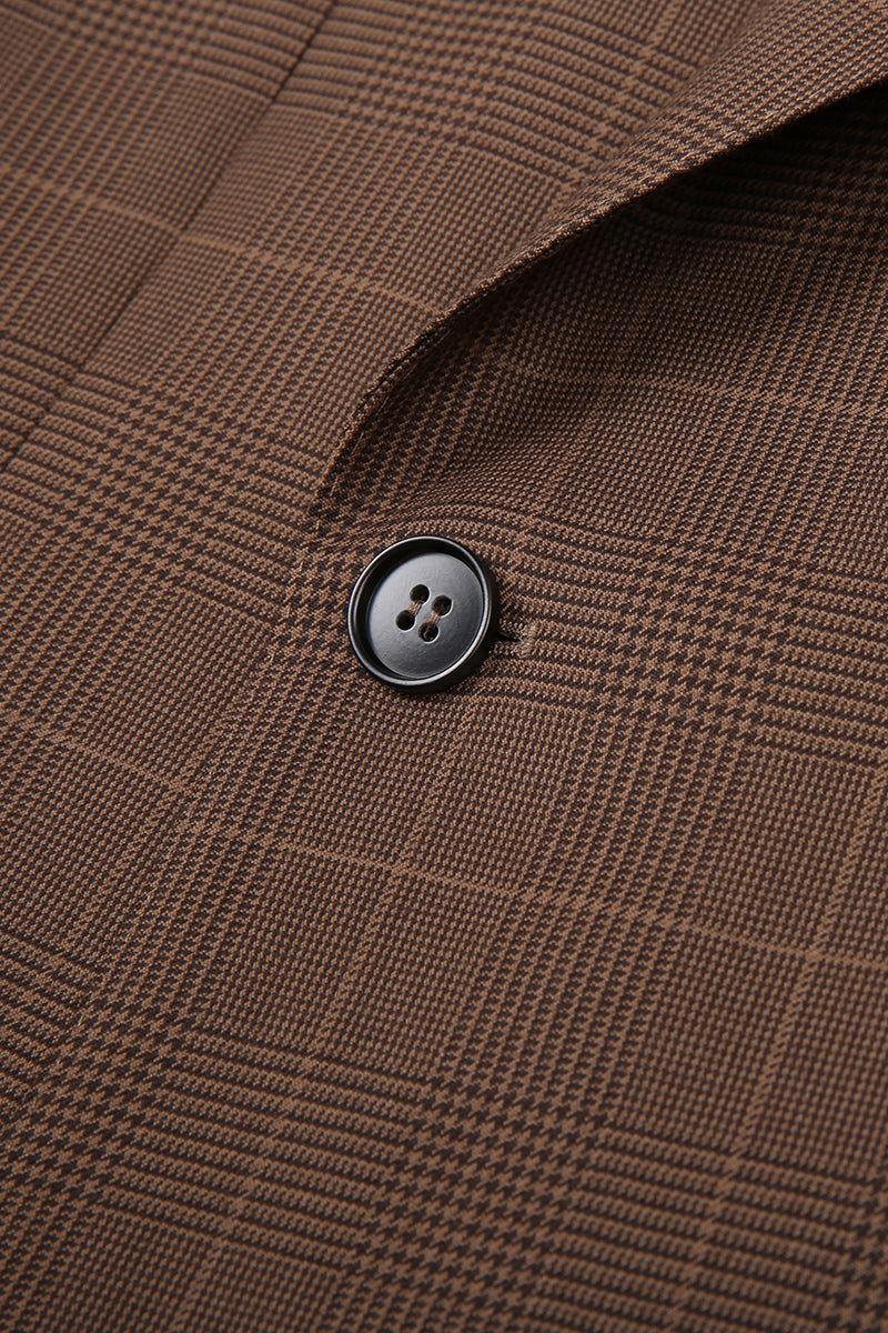 The Chestnut Glen Check DB Suit