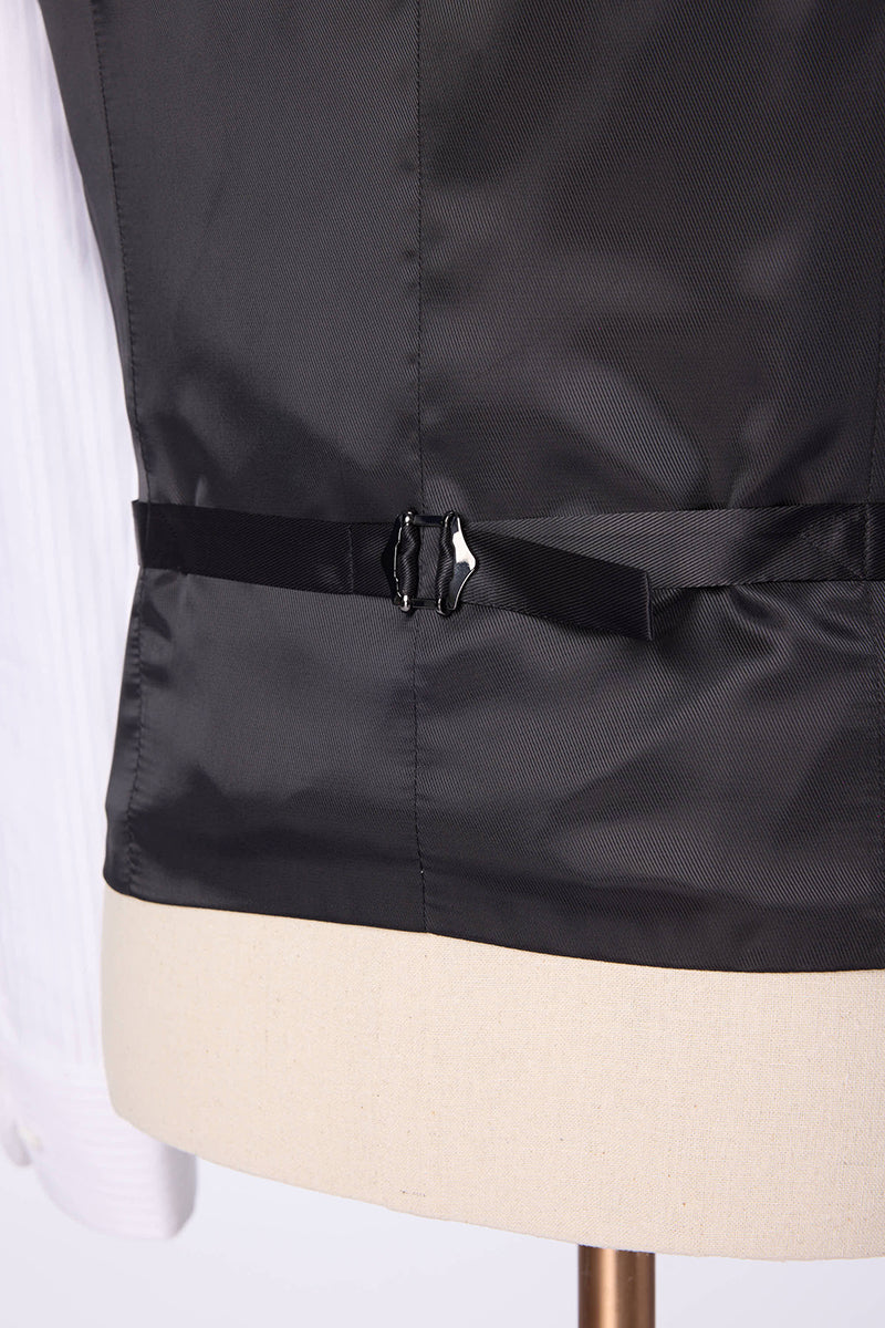 The Charcoal Wool Three-Piece Executive Suit