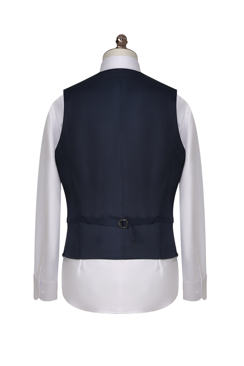 The Navy Windowpane Business Suit