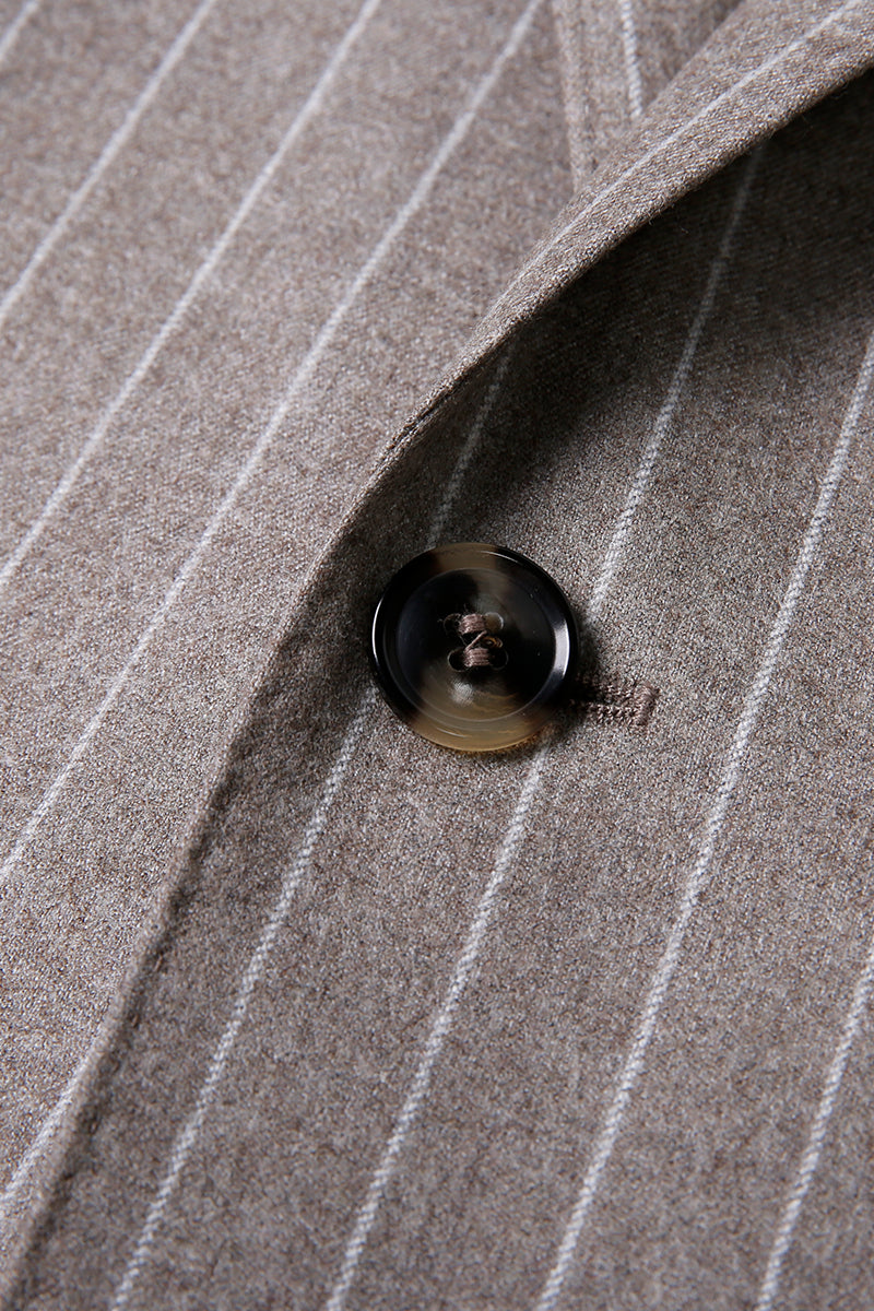 The Sand Pinstripe Suit