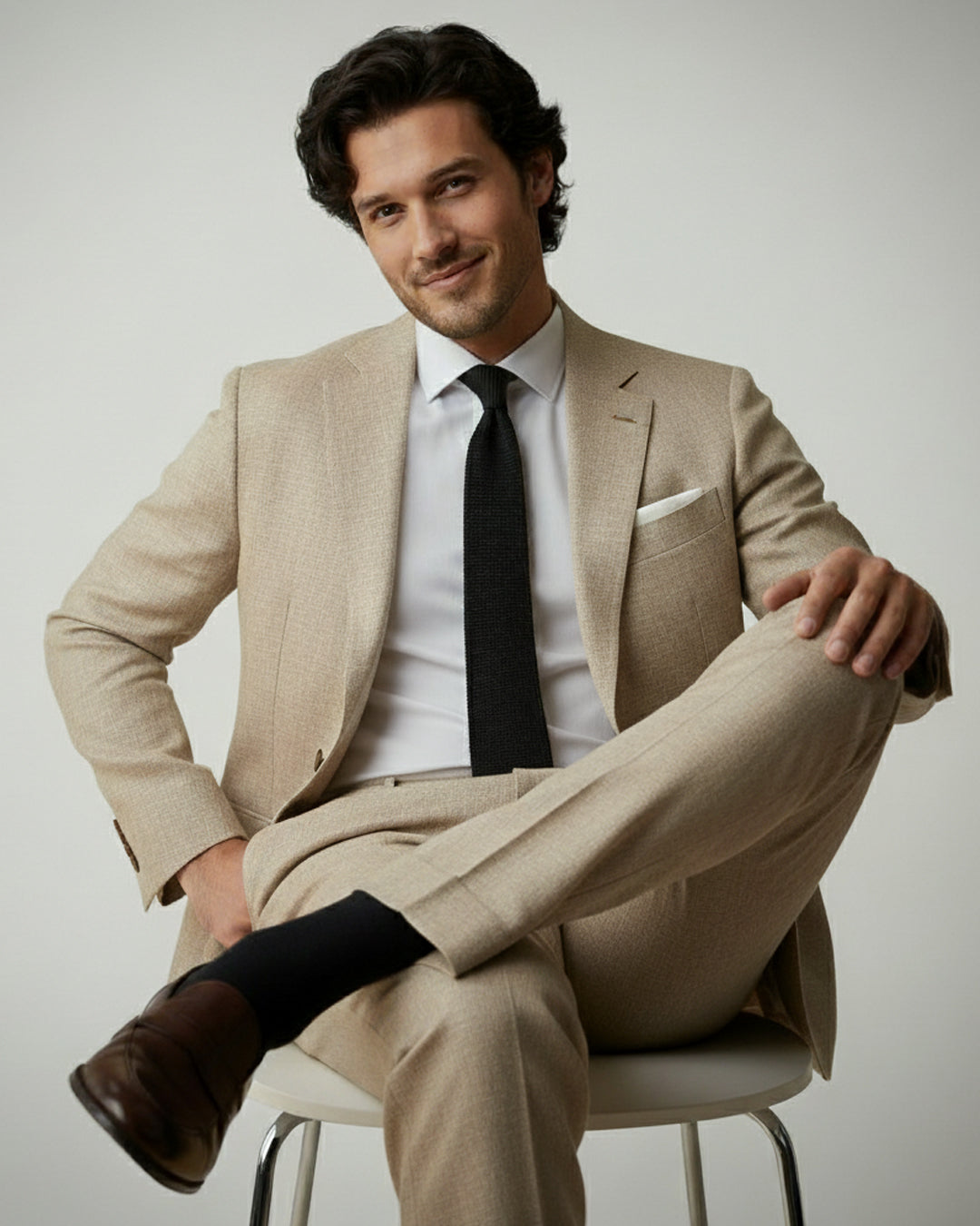 The Siena Beige Suit