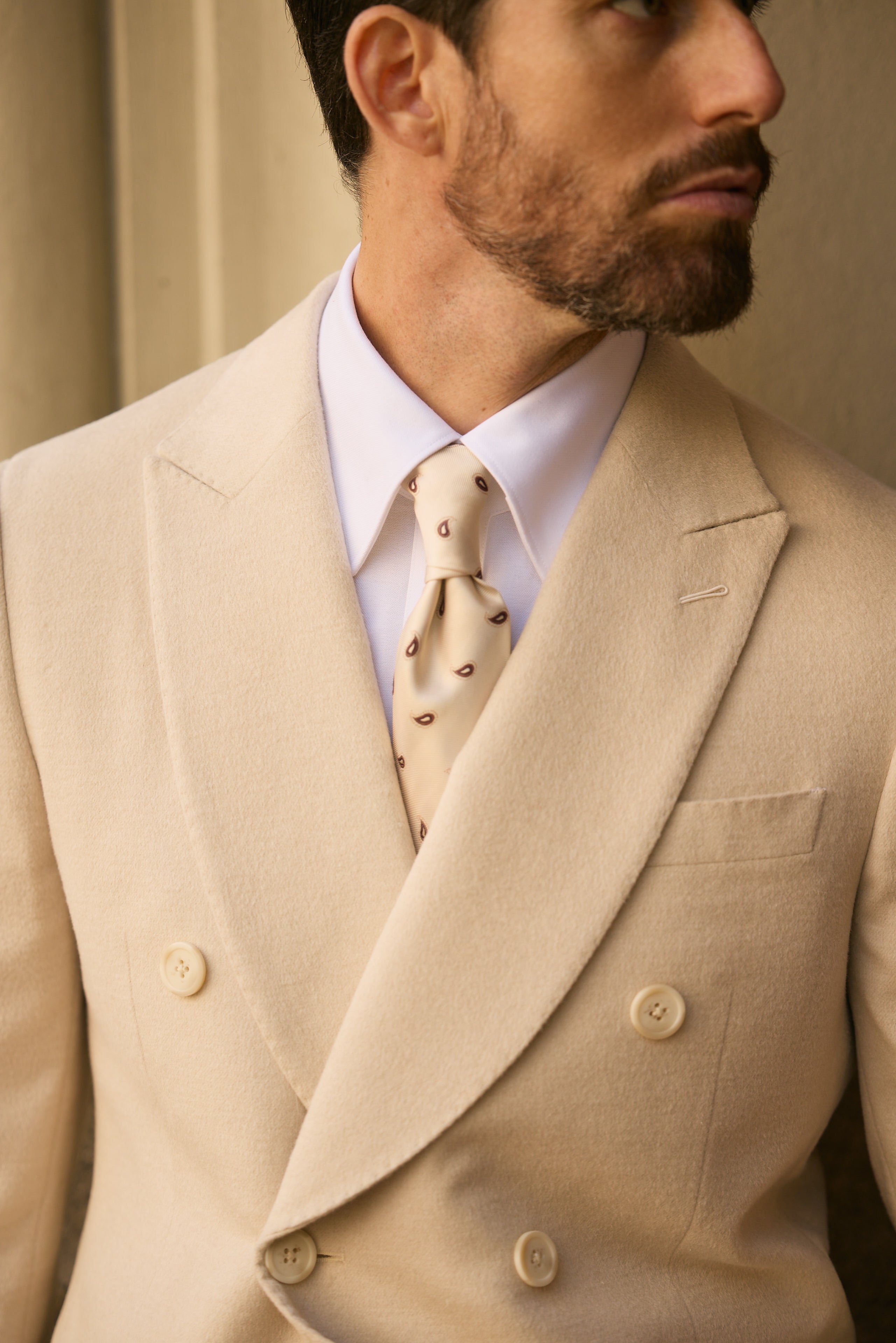 The Camel Silk DB Suit