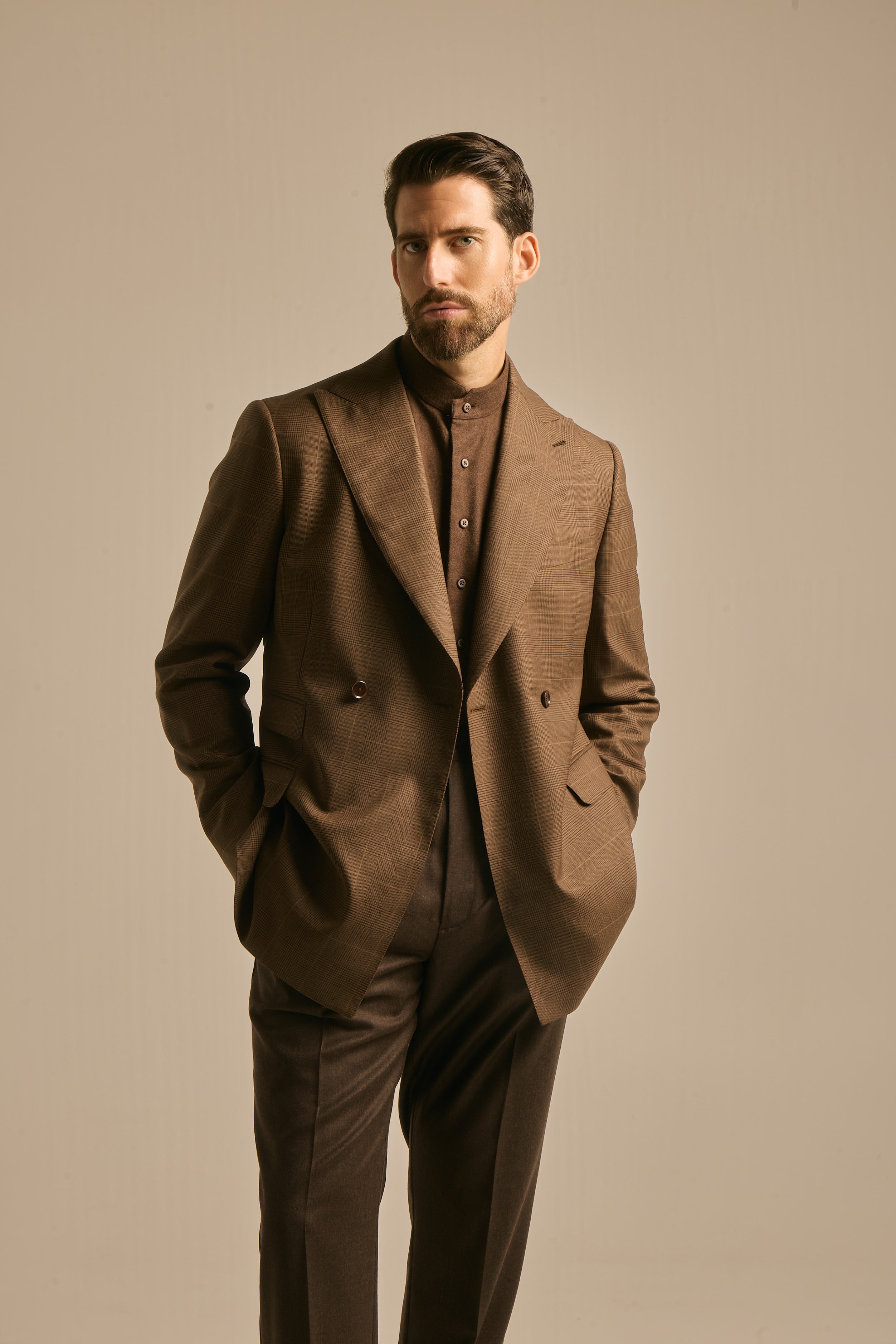The Chestnut Glen Check DB Suit
