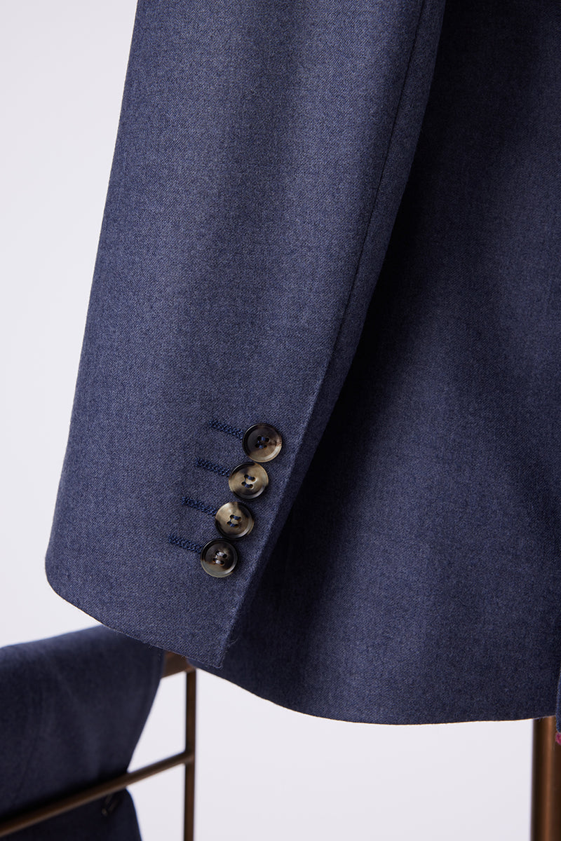 The Three Button Merino Suit