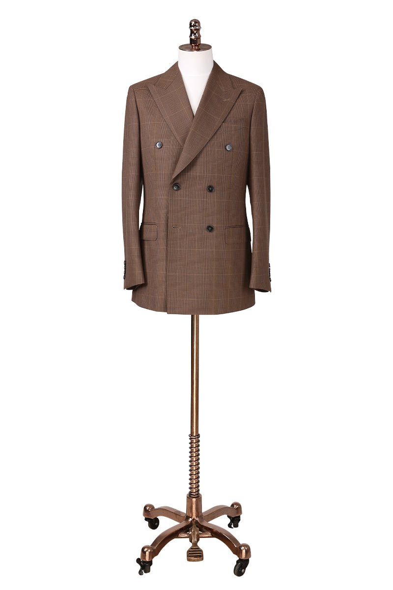 The Chestnut Glen Check DB Suit