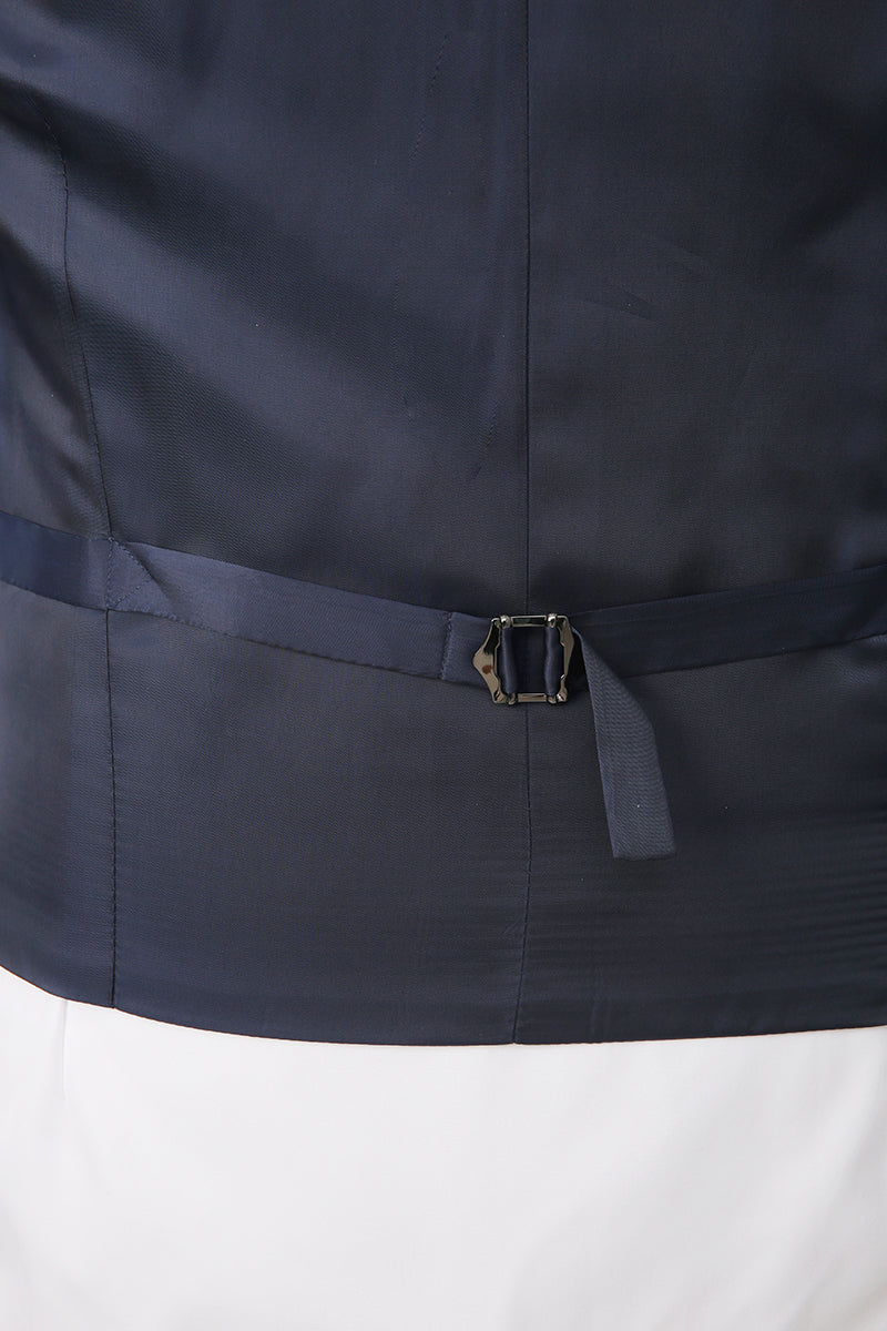 The Navy Windowpane Business Suit