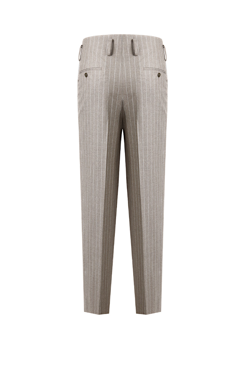 The Sand Pinstripe Suit