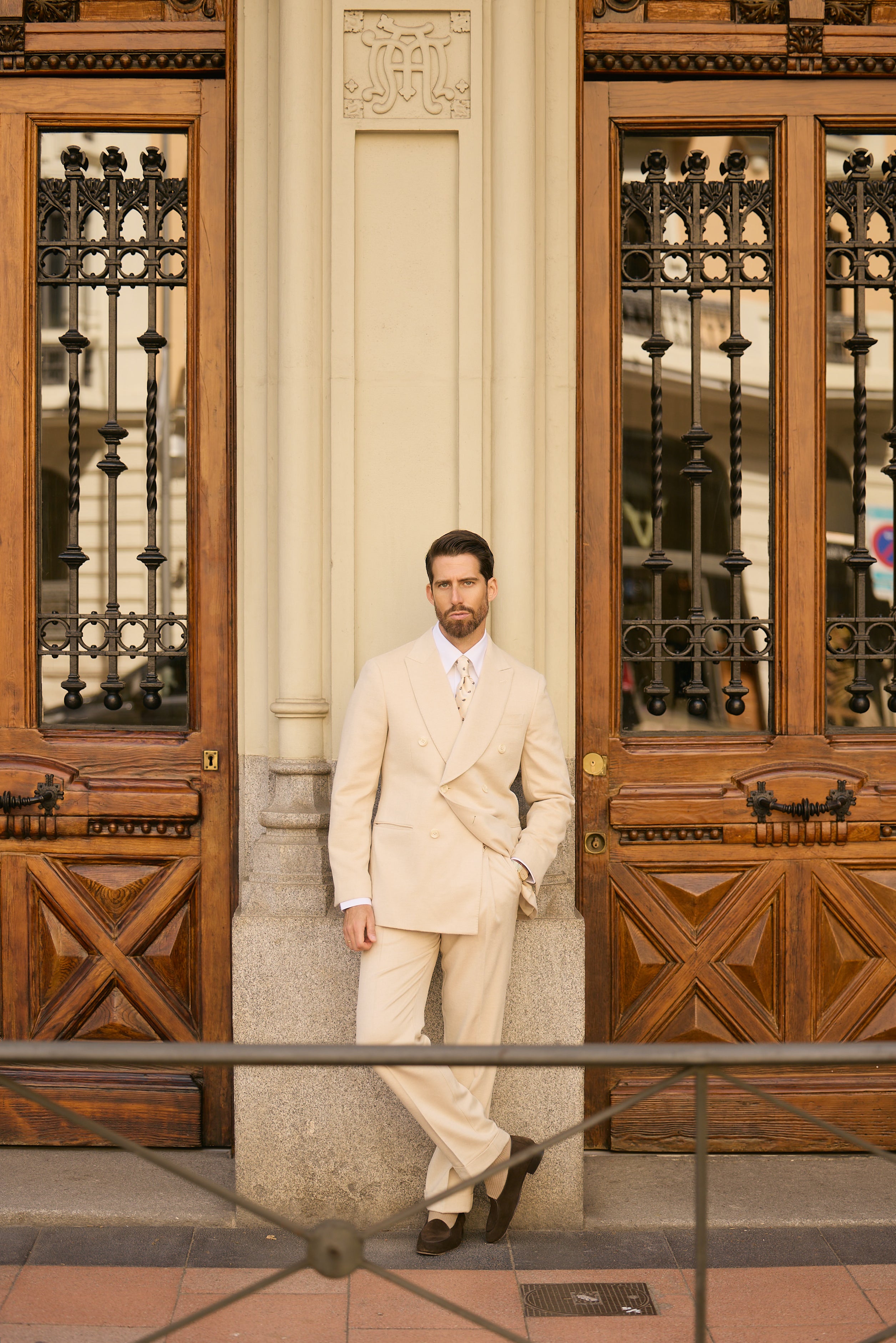 The Camel Silk DB Suit