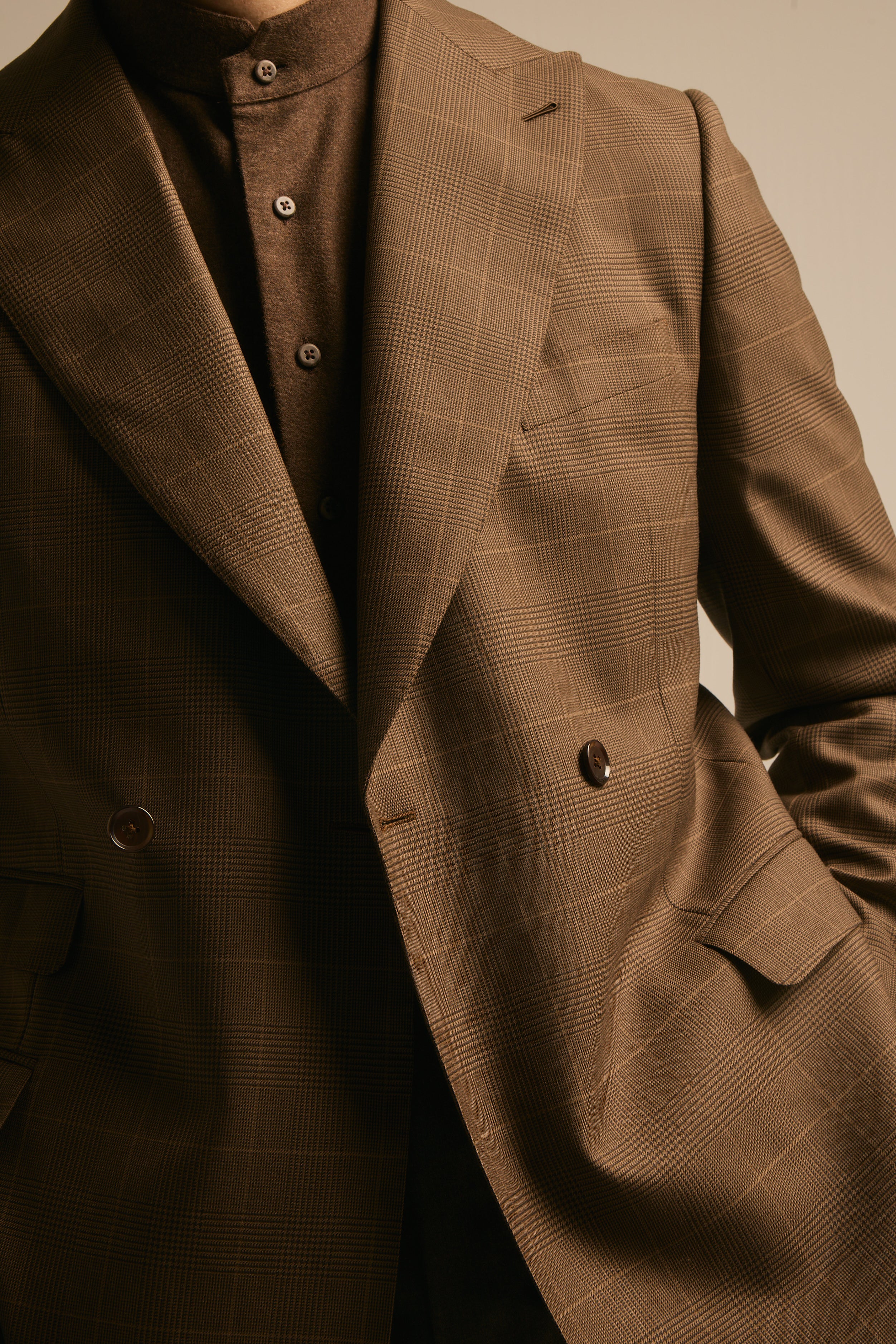 The Chestnut Glen Check DB Suit