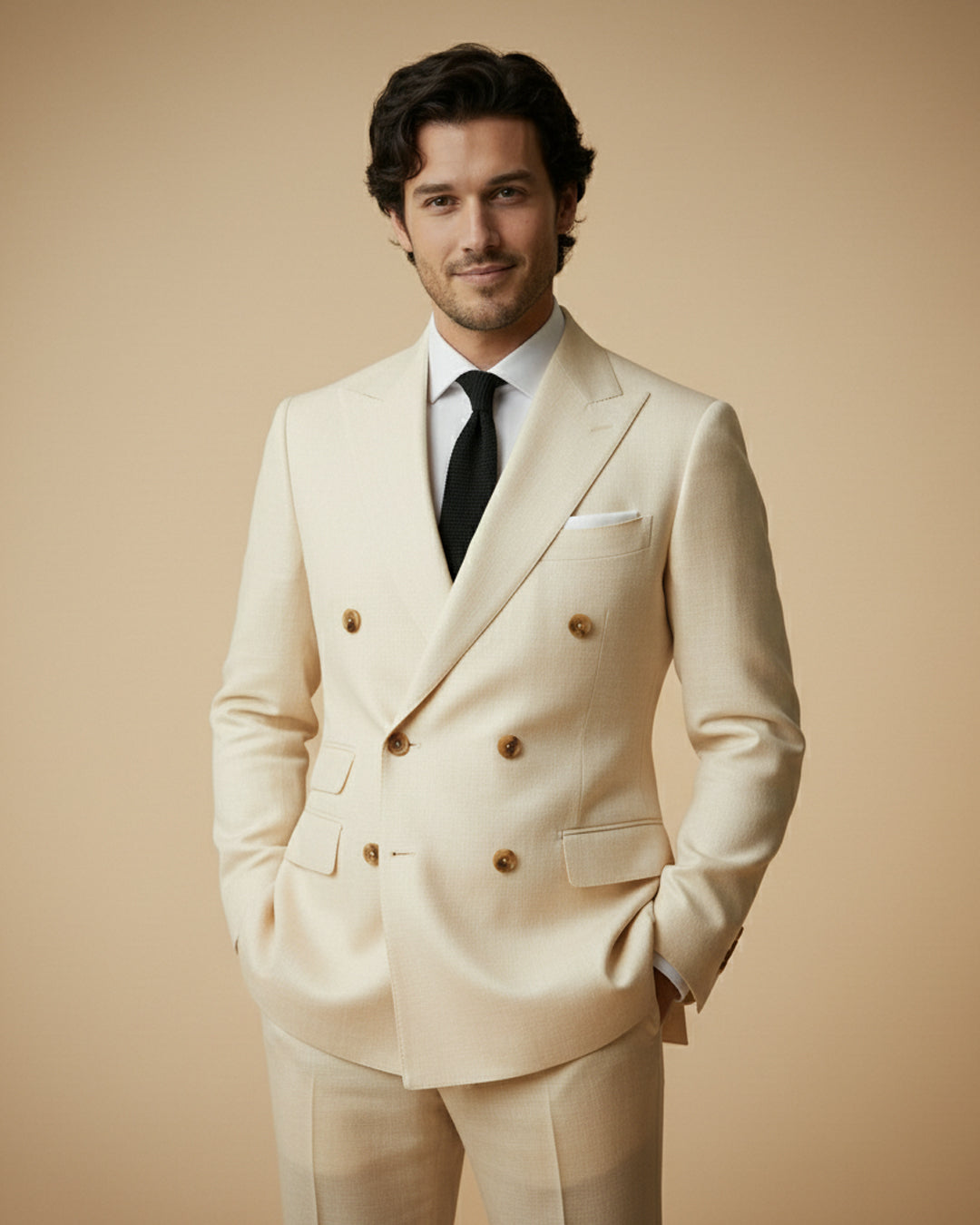 The Amalfi Cream Suit